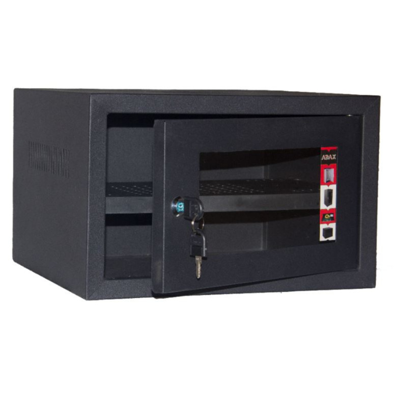 AS433-AD-DVR Rack  _ رف جداری ذات4 وحده بعمق33 مع الباب زجاجی باطار المعدنی و الصینیه