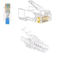 RJ45+Holder socket